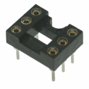 SCSM-6, Панелька 7.62 мм цанговая для микросхемы в корпусе DIP-6
