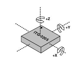 ITG3205 3-х осевой гироскоп c I2C