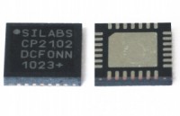 CP2102-GMR PBF, Преобразователь интерфейса USB 2.0 - UART