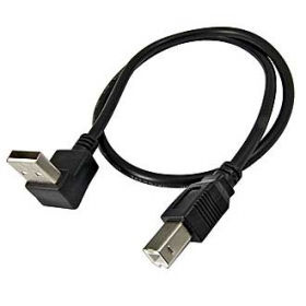 Кабель USB-A M угл./USB-B M прям. - 0.5м