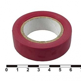 Изолента красная 19мм - 25м