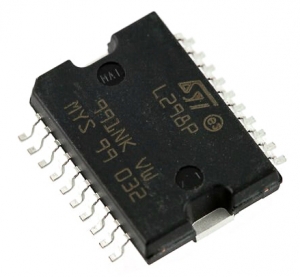 L298P  SO20, Двухмостовой драйвер управления электродвигателями, 4А