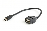 Кабель питания Mini USB OTG на USB A (мама)