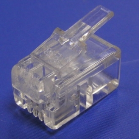 RJ11 (TP-4P2C), Штекер телефонный на кабель