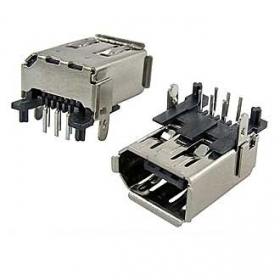 IEEE 6FH/S, Розетка 6pin на плату угловая