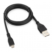 Кабель USB to Micro USB черный/белый - 1м