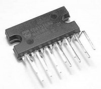 TDA1516BQ, Двухканальный аудиоусилитель 2x12Вт, 26дБ