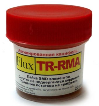 Keller паста Flux TR-RMA активированная канифоль - баночка 20мл
