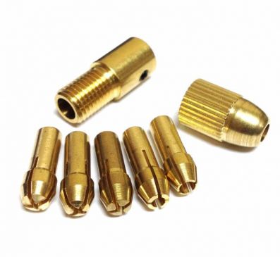 Патрон цанговый на вал D2.0мм (сверла D0.1~3.0мм)