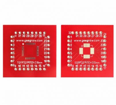 GEEGROW Плата переходная TQFP32 0.8мм / SQFP32 0.5мм на DIP32